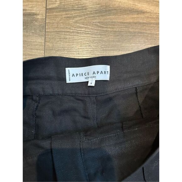 APIECE APART VEGA EASY PANT- BLACK - Picture 8 of 9